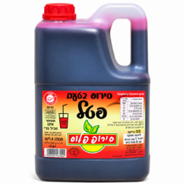 סירופ פלוס 4 ליטר בטעם פטל א-4