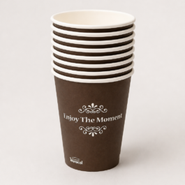כוס קרטון 12OZ Enjoy עבה א-1000