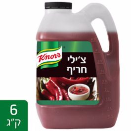 רוטב צ'ילי חריף 6 ק"ג קנור