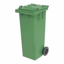 עגלת אשפה 140 ליטר ירוק
