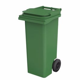 עגלת אשפה 80 ליטר ירוק   דולב