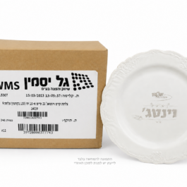 צלחת קרם וינטאג' 23 ס"מ א-10 יח (120 בקרטון) צלחת 9
