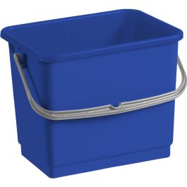 דלי 4 ליטר כחול לעגלות ניקיון