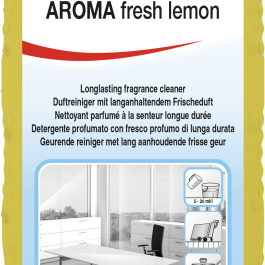 נוזל לשטיפה רצפות לימון 1 ליטר מרוכז AROMA FRASH LEMON מאש