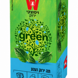 תה ירוק נענע א-25 (12  בקר)