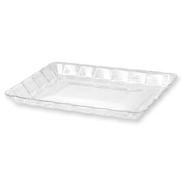 Wave disposable  מגש  קריסטל חלומות שקוף 33/23 ס"מ אגדיר (א-60 בקר)