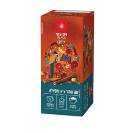 תה צ'אי מסאלה 25 יח' ארוז 300 בקרטון (12*25)