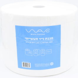 Wave Paper נייר תעשייתי 1200 מטליות  רוחב 28 ס"מ