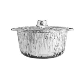 סיר אלומניום ח.פ +מכסה קטן 2 ליטר ליטר 100 בקרטון